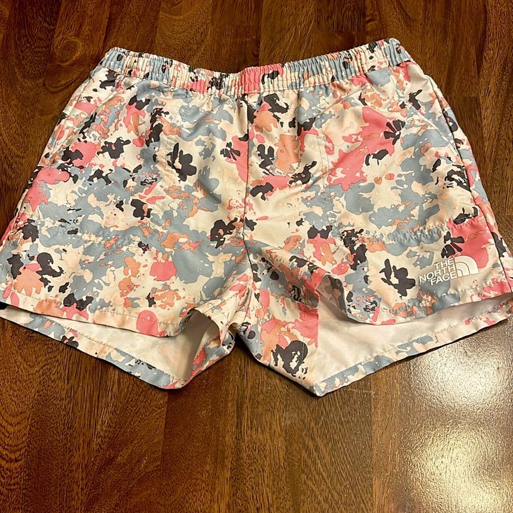 Multicolored girls the north face shorts